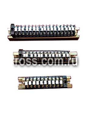 Блок зажимов наборной БЗН 24-4п25-в/в-У3 (25А) фото 1