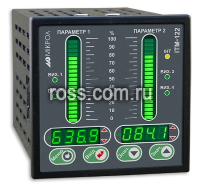 Двухканальный микропроцессорный индикатор ИТМ-122У фото 1